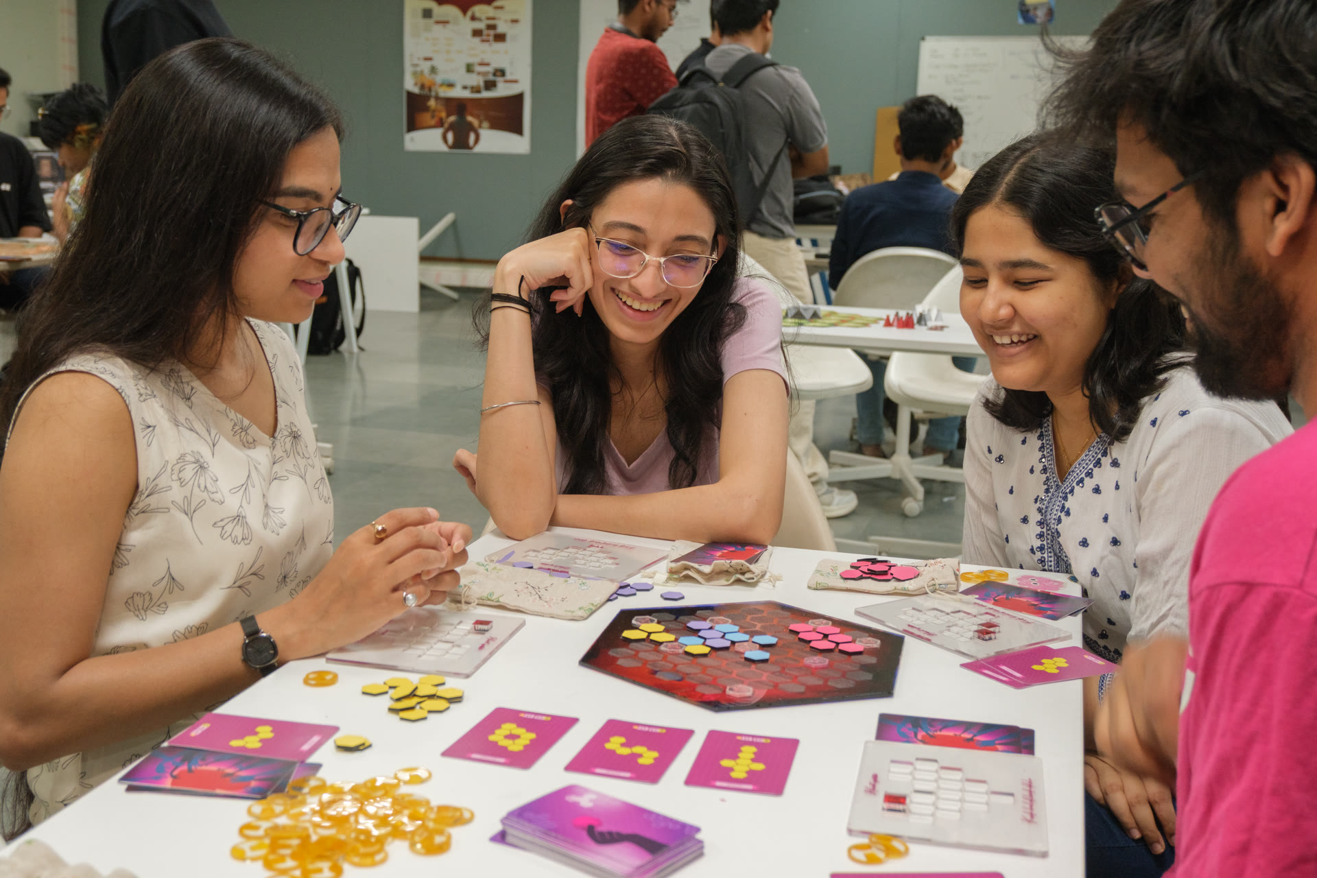 Playtesting tabletop prototypes at a game jam