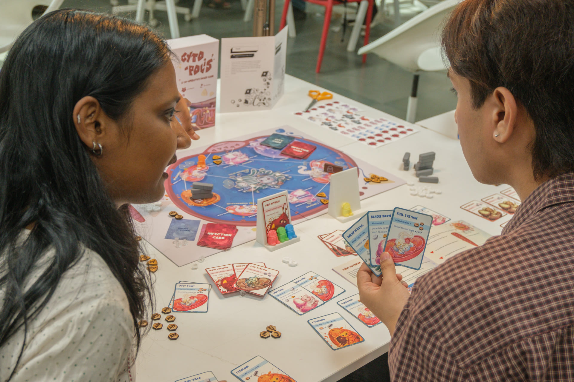 Designers sketching ideas during a game jam
